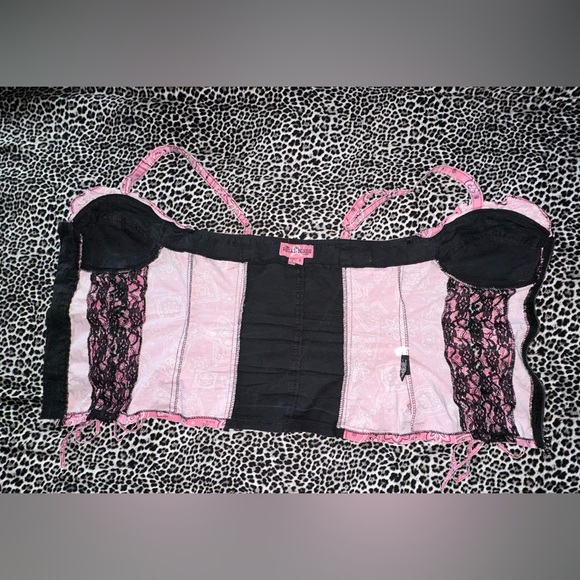 *SOLD* ROYAL BONES CORSET TANK SMALL - Picture 3 of 10